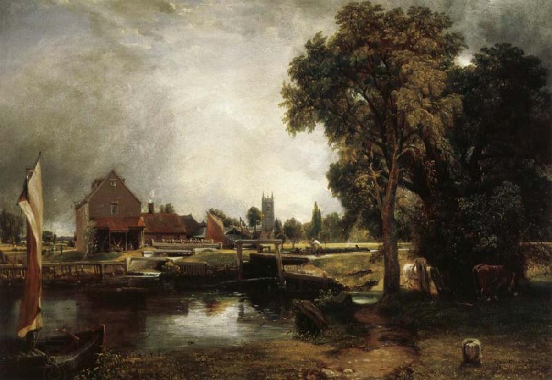 John Constable Dedham Lock and Mill China oil painting art